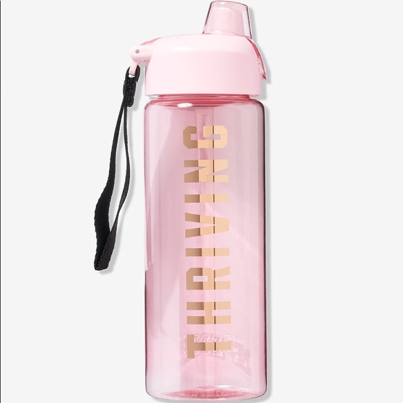 PINK Victoria's Secret Accessories - 💕VS PINK PINK & GOLD “THRIVING” WATER BOTTLE